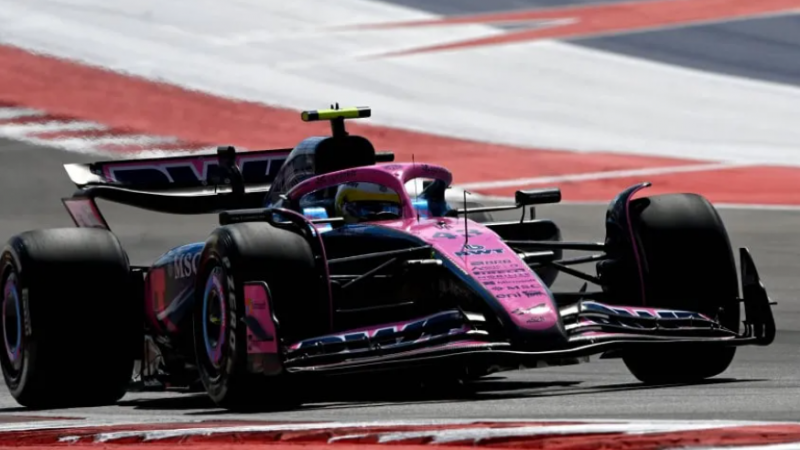 Colapinto quedó 9° en la primera práctica libre del GP de México